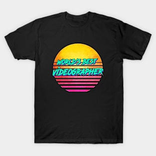 Funny Videographer Retro 1980s Gift T-Shirt